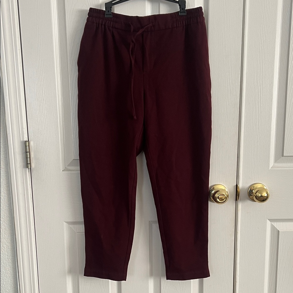 Old Navy Women's Burgundy Ankle Pants